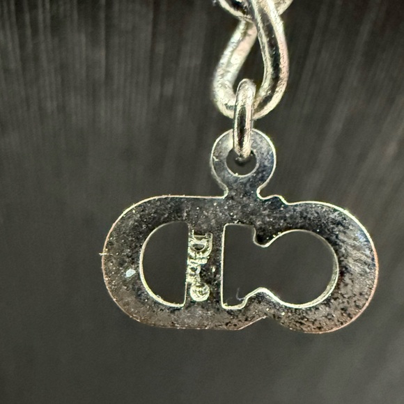 Christian Dior “CD” Silver Necklace - Picture 13 of 16